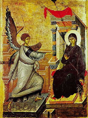 The icon of Annunciation from the Church of St...
