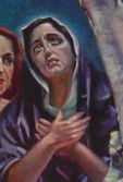 Virgin taken from a mural in the Iglesia de Je...