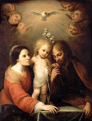 Holy Family, Mary, Joseph, and child Jesus