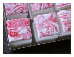 peppermint marshmallow squares