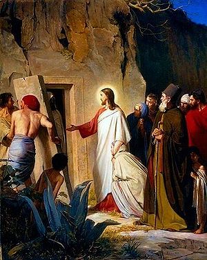Raising of Lazarus by Jesus