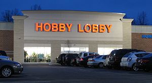 English: Hobby Lobby store in Stow, Ohio