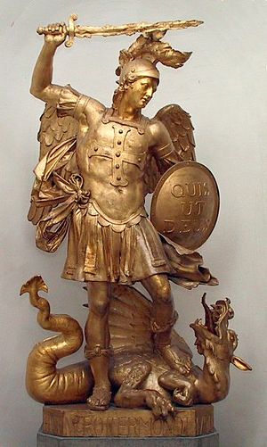 St Michael the archangel, dressed somewhat lik...