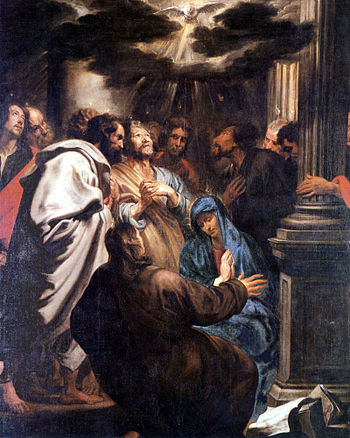 The Holy Spirit descending at Pentecost by Ant... The Holy Spirit descending at Pentecost by Ant...