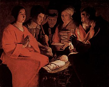 Georges de La Tour: Adoration of the shepherds...