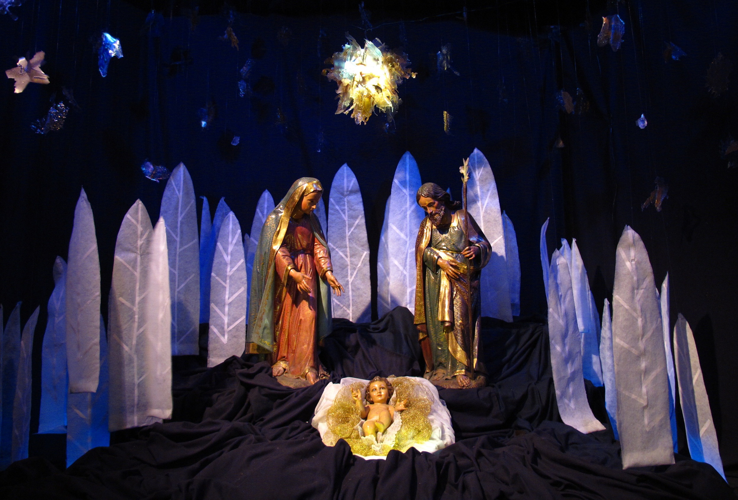 English: Nativity scene on the Buenos Aires Me...